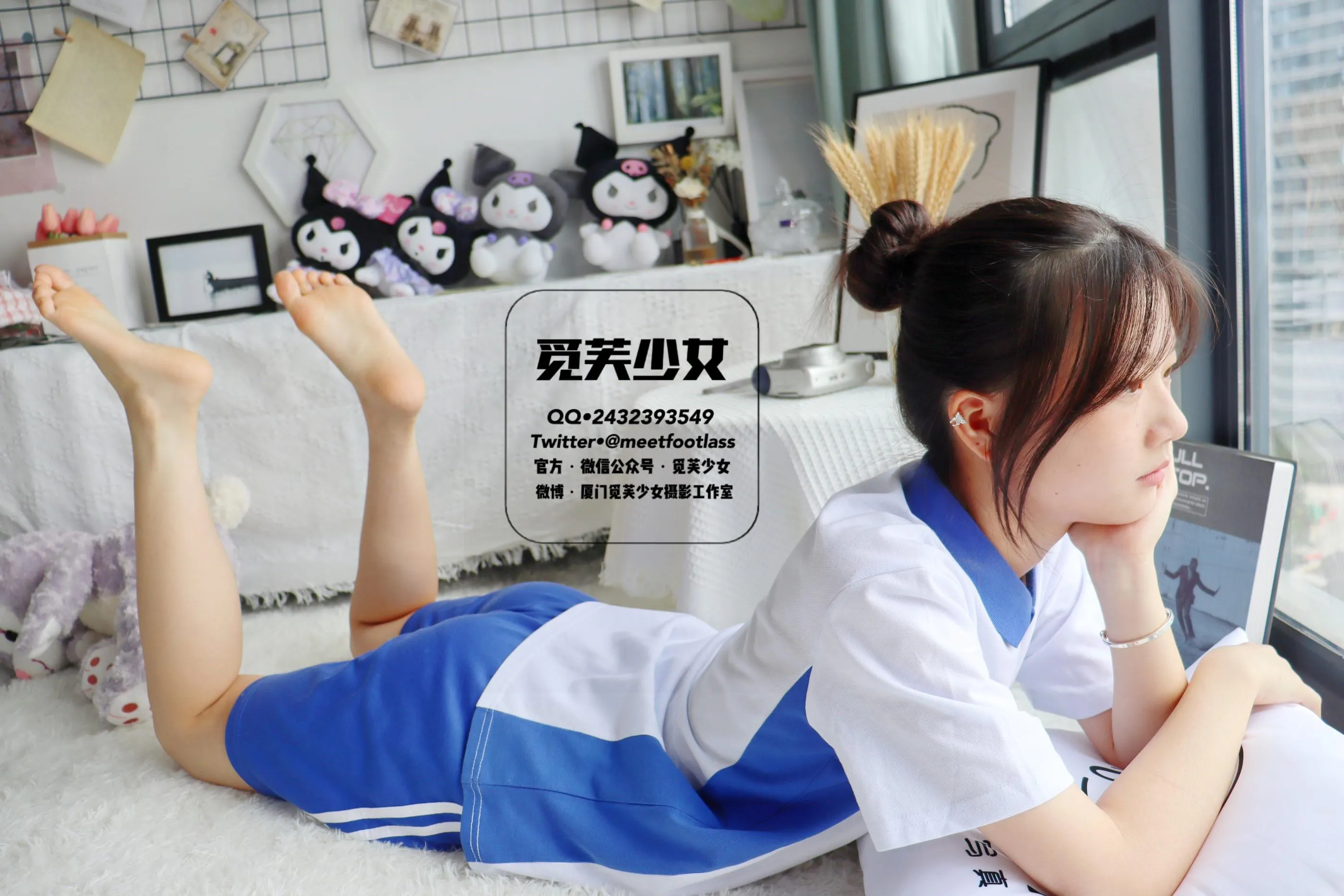 [觅芙少女]NO.002 怀念17岁的校服与蝉鸣交织的夏天 [106P]插图4